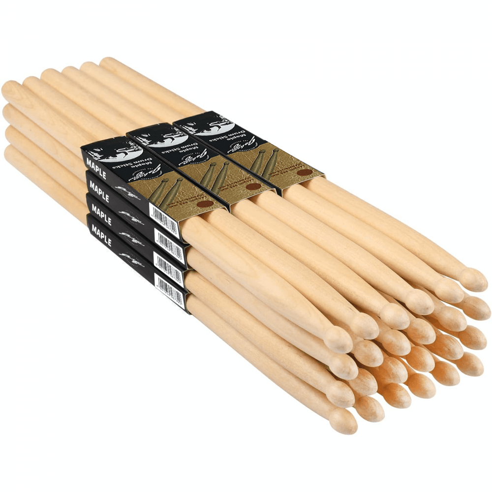2 Pair Johnny Brook Wooden Drum Sticks Maple