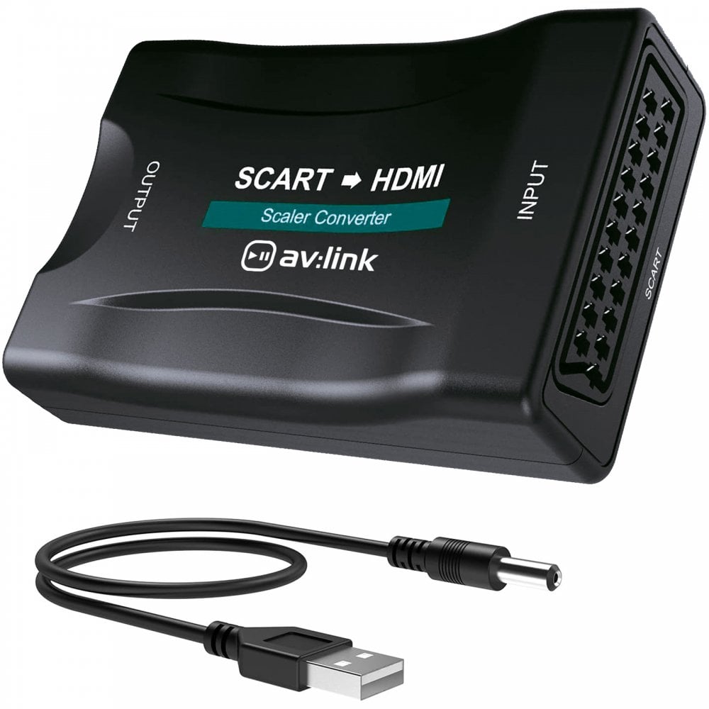 Scart to HDMI Converter USB Powered Adapter