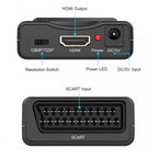 Scart to HDMI Converter USB Powered Adapter