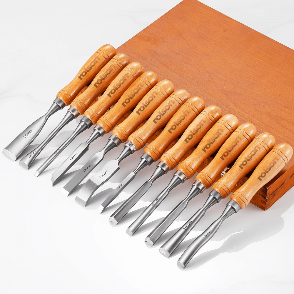 Wood Carving Chisel Set 12 piece in Storage Case