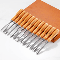 Wood Carving Chisel Set 12 piece in Storage Case