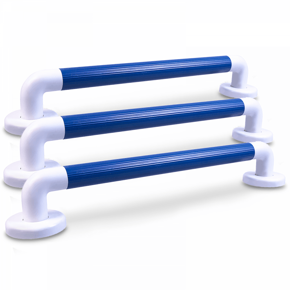 3 President Grab Bars with Blue Grip - Clearance B Graded