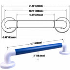 3 President Grab Bars with Blue Grip - Clearance B Graded