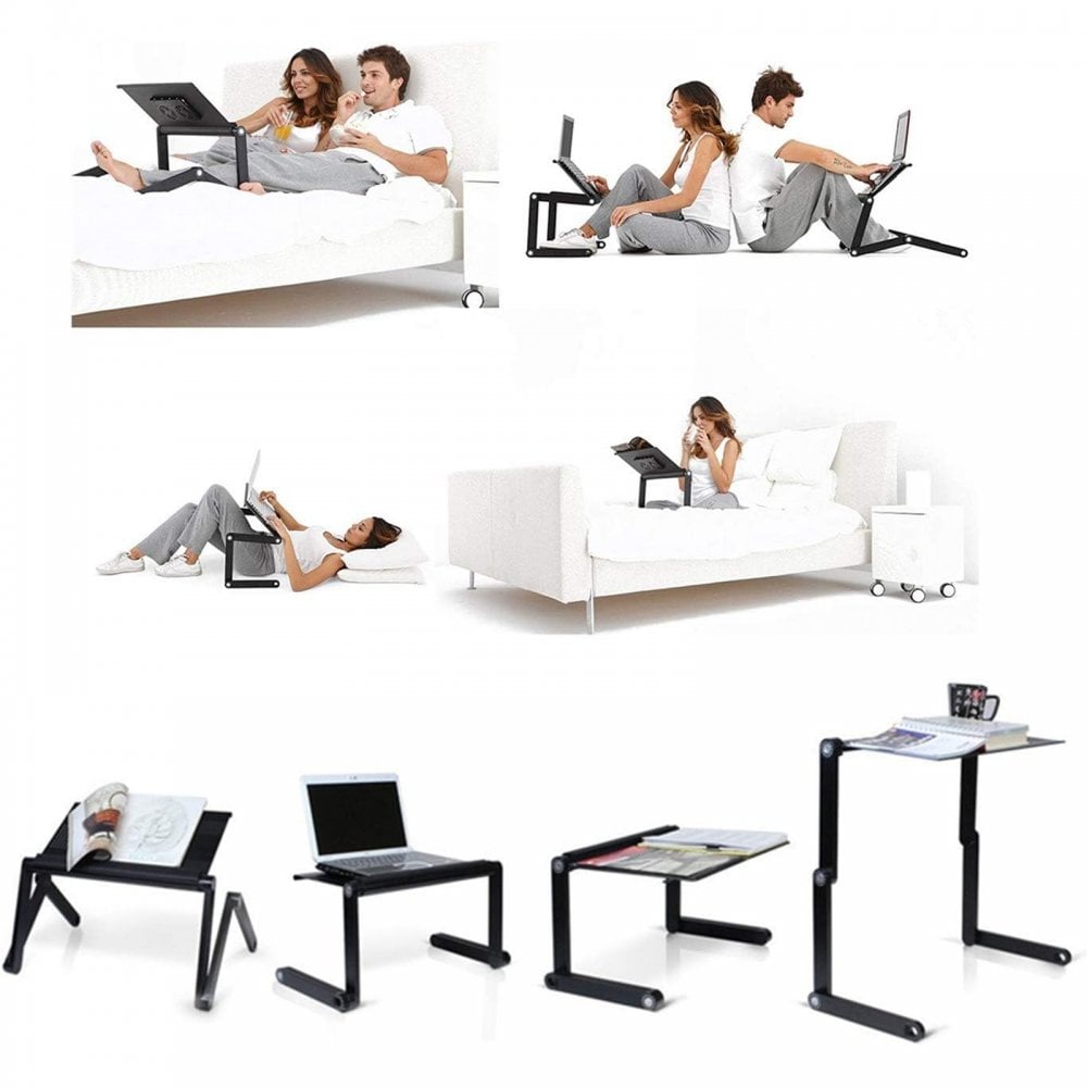 Adjustable Laptop / Tablet Stand With USB Fans Ideal For DJ Office