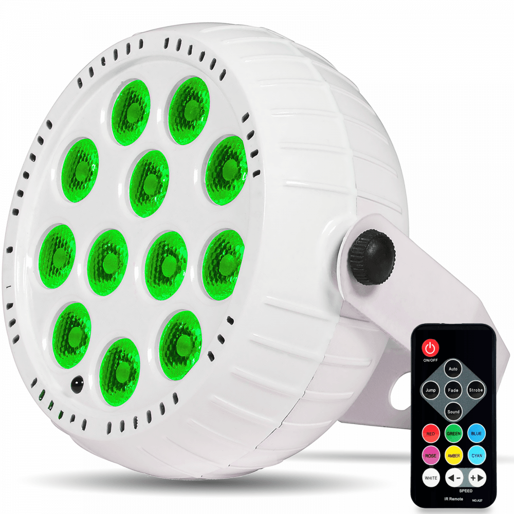 18W Rechargeable Mini LED PAR Light White Housing