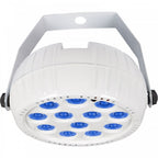 4pc 18W Rechargeable Mini LED PAR Light White Housing