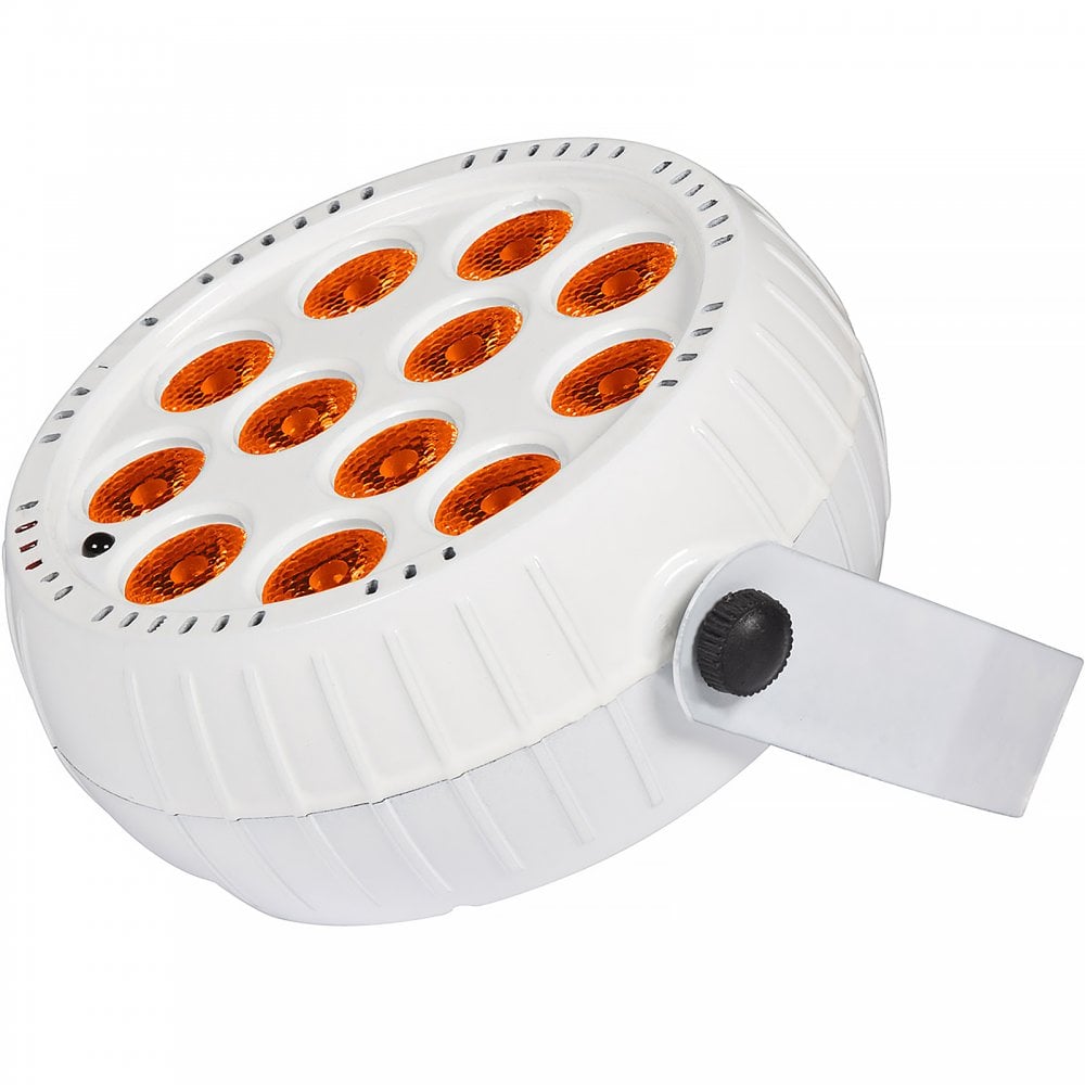 18W Rechargeable Mini LED PAR Light White Housing