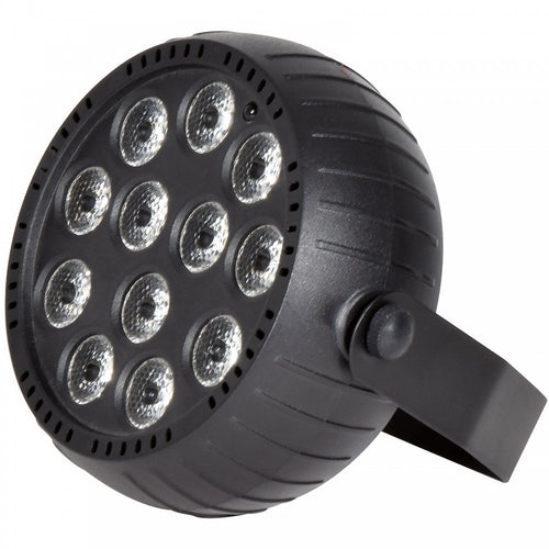 18W Rechargeable Mini LED PAR Light Black Housing