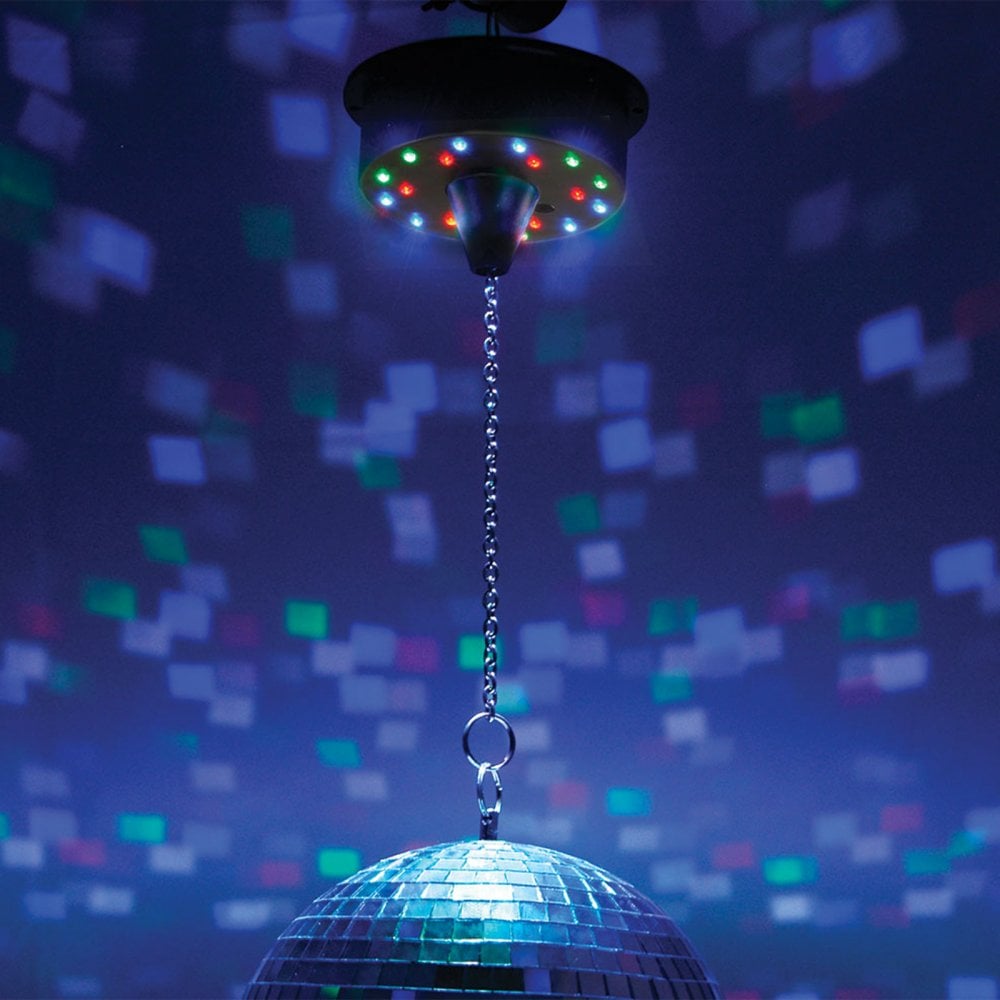 Battery Operated LED Mirror Ball Motor 6RPM