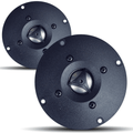 Pair Of Replacement Dome Tweeter 100 Watt 25mm 1" Inch Black Titanium