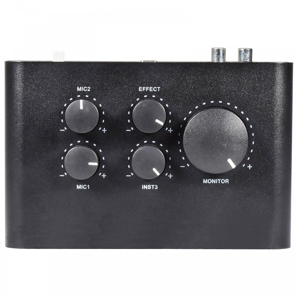 USB Audio Interface 2 Microphone Plus 1 Instrument