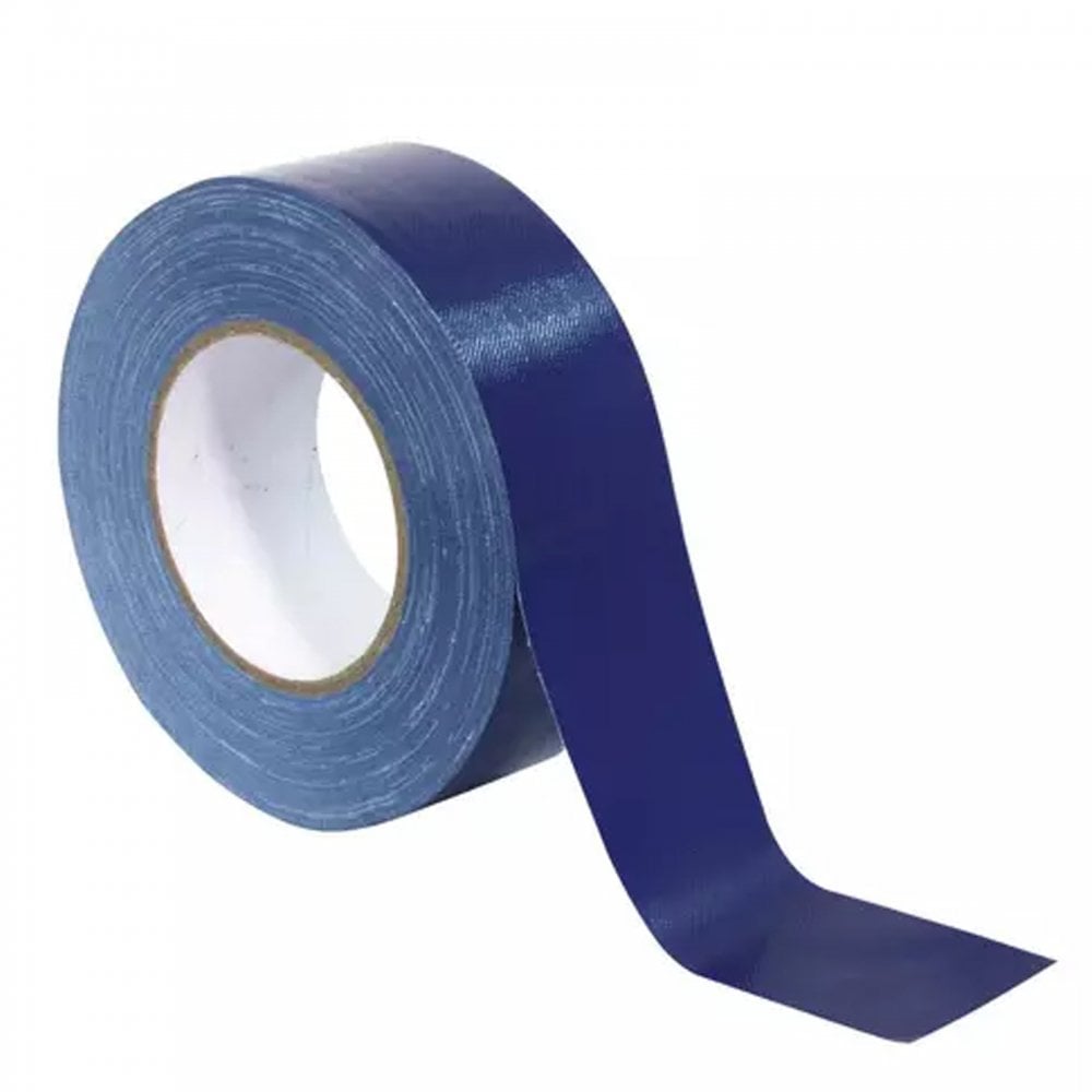 4 Rolls of HQ Duck Tape Water Resistant Dark Blue Gaffa 48mm x 50M