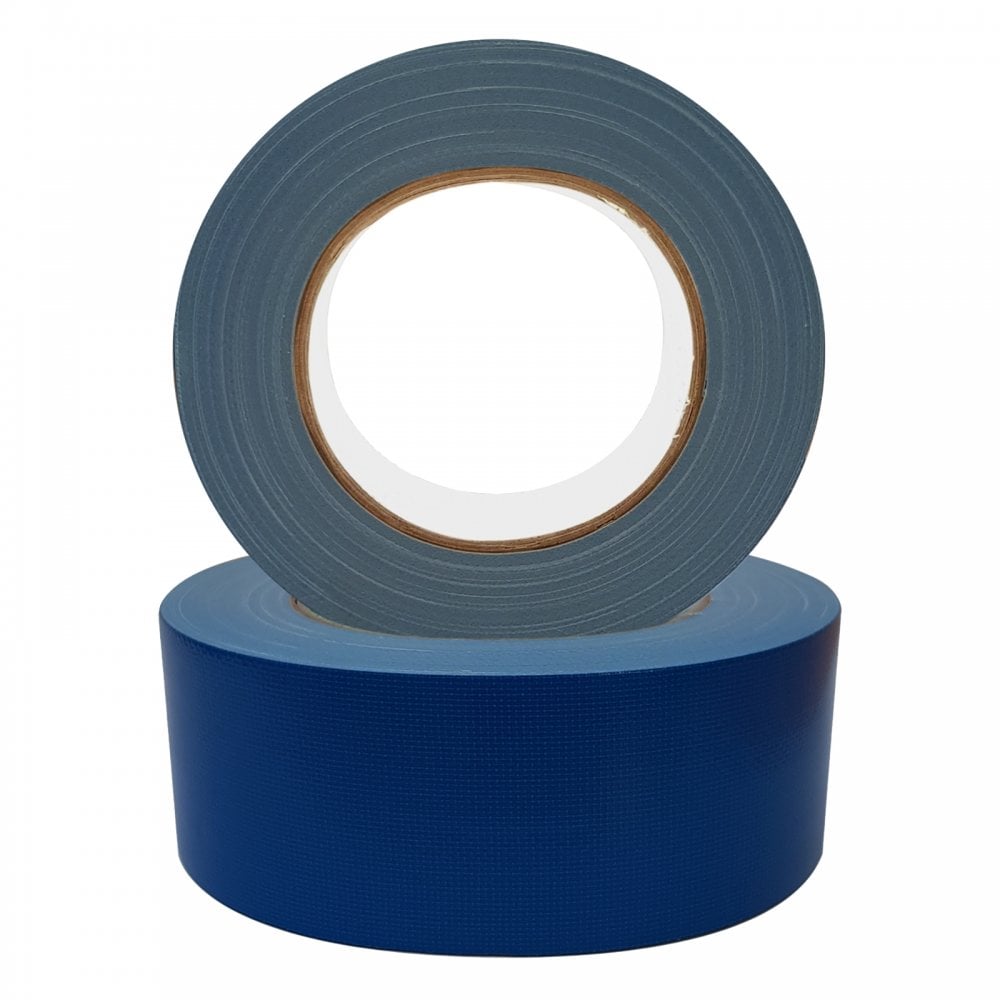 4 Rolls of HQ Duck Tape Water Resistant Dark Blue Gaffa 48mm x 50M