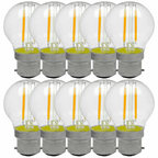 Lyyt 2w LED Energy Saving B22 Golf Ball Lamp box of 10