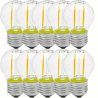 Lyyt 2w LED Energy Saving E27 Golf Ball Lamp Box of 10