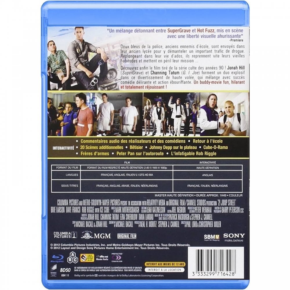 21 Jump Street Blu-Ray DVD Film Refurbished