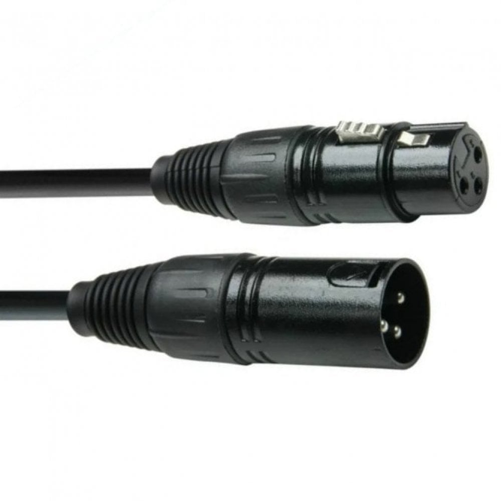 3 Pin XLR Male to Female 20m Pro Quality 120Ω True DMX Cable
