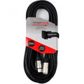 20M XLR Male to Female Black Microphone Lead & Audio Signal Cable Multi-Packs