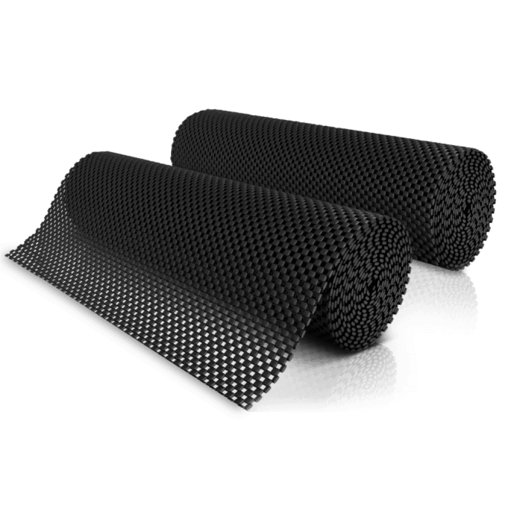 Black Non-Slip Cushion Mat Anti Slip Good Grip Home Car Workplace - Narrow