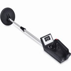 Black Silver Trasure Seeker 1 Beginners Metal Detector Waterproof Coil