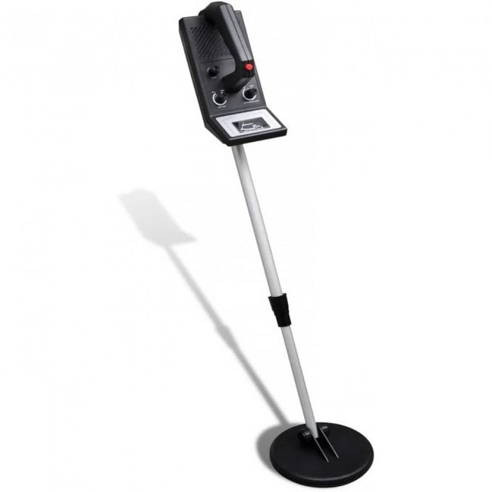 Black Silver Trasure Seeker 1 Beginners Metal Detector Waterproof Coil