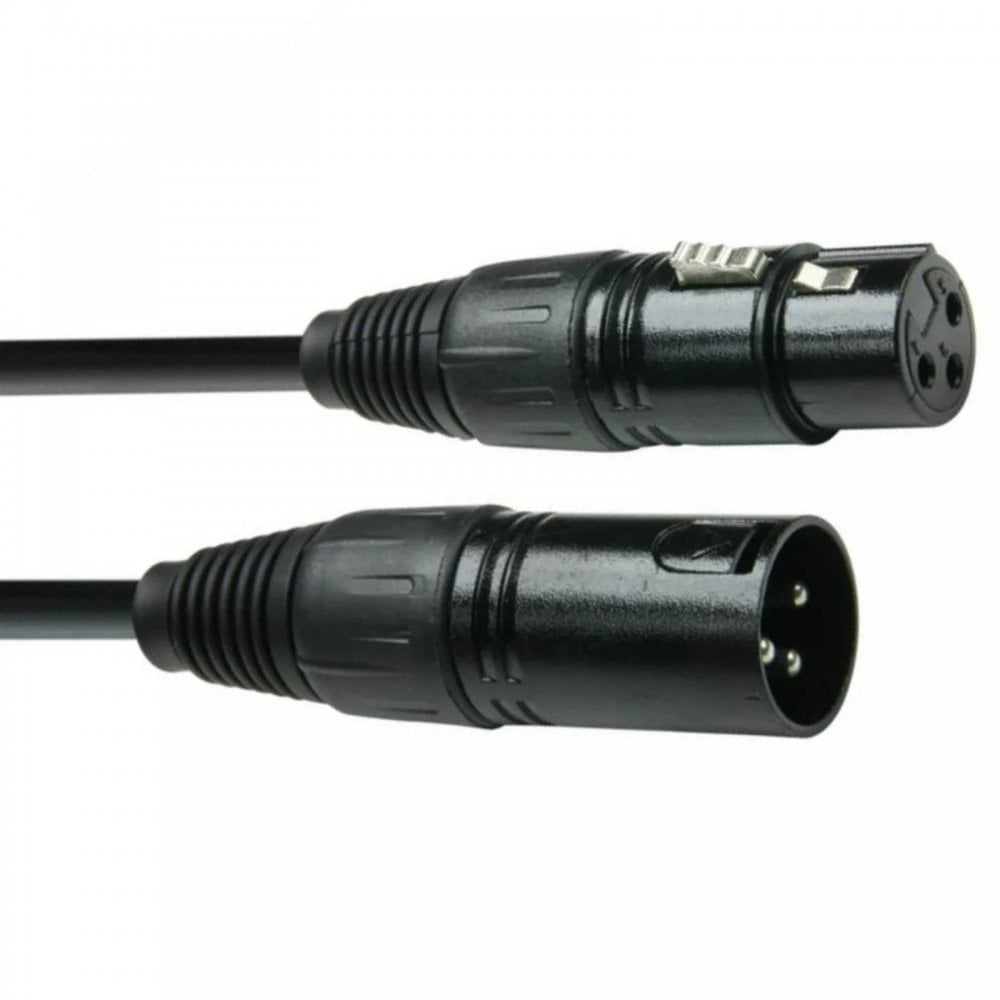 3 Pin XLR Male to Female 30m Pro Quality 120Ω True DMX Cable