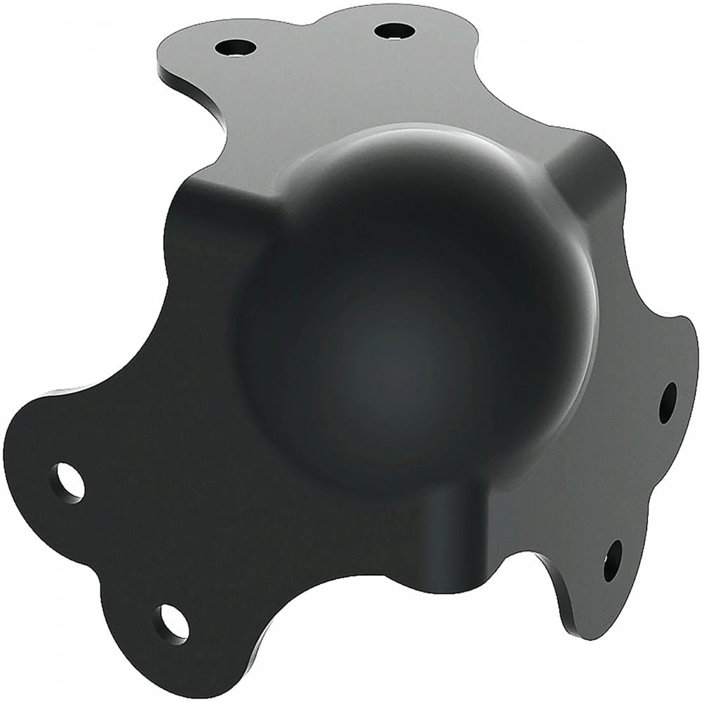 4 Ball Corner Heavy Duty in Black 3 Mounting Legs