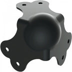 4 Ball Corner Heavy Duty in Black 3 Mounting Legs