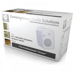 White Stereo Background Speakers 100w