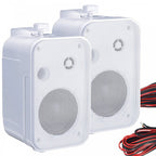 White Stereo Background Speakers 100w