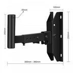 Pair of Adjustable Speaker Wall Stand Brackets