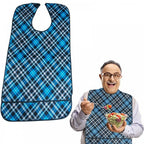 3 Piece Adult Dining Bib Set Velcro Fastening Lightweight