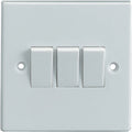 3 Way Single Gang Light Switch 6A