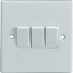 3 Way Single Gang Light Switch 6A