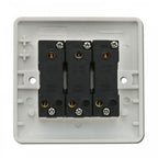 3 Way Single Gang Light Switch 6A