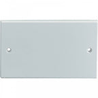 Set of 2 Double Blanking Plates in White
