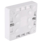 Set of 5 Back Boxes 1 Gang White 19mm