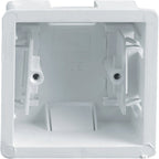 Set of 5 Dry Lining Back Boxes 1 Gang White 35mm