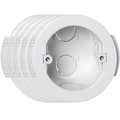 Set of 5 Dry Lining Back Boxes Circular White 35mm