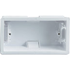 Set of 5 Dry Lining Back Boxes 2 Gang White 35mm