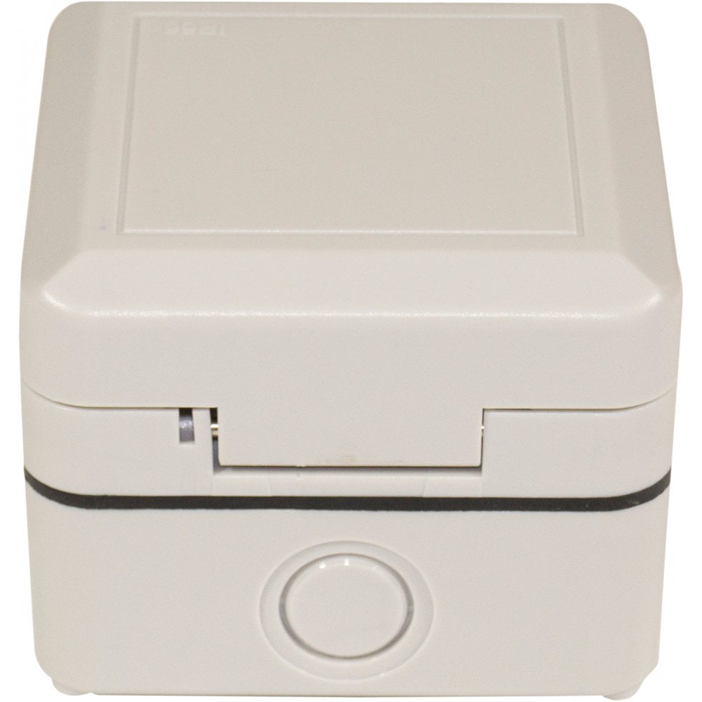 Pair of IP66 13A 1-Gang Unswitched Outdoor Socket