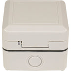 Pair of IP66 13A 1-Gang Unswitched Outdoor Socket