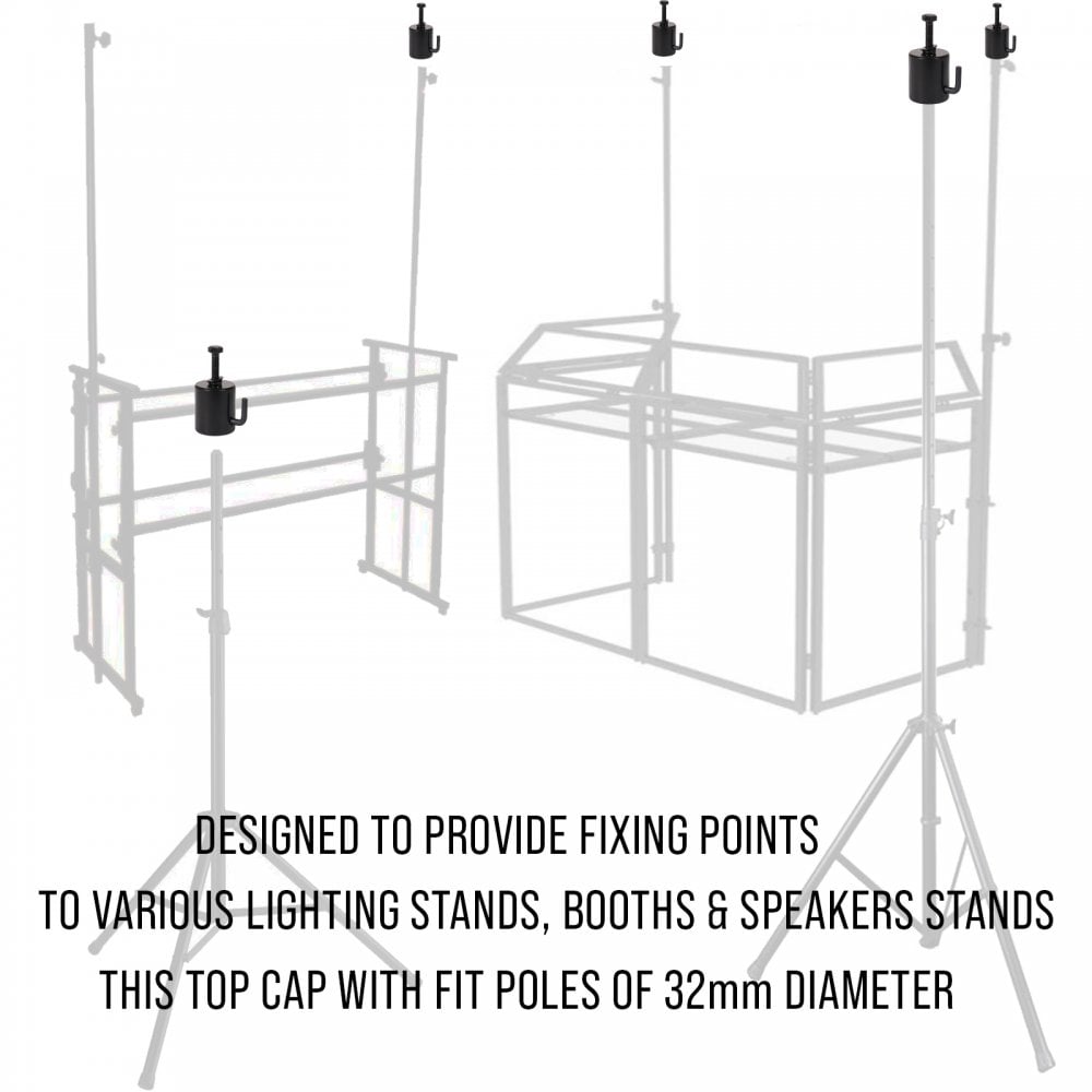 Twin Pack Top Cap 32mm Stand Fitting