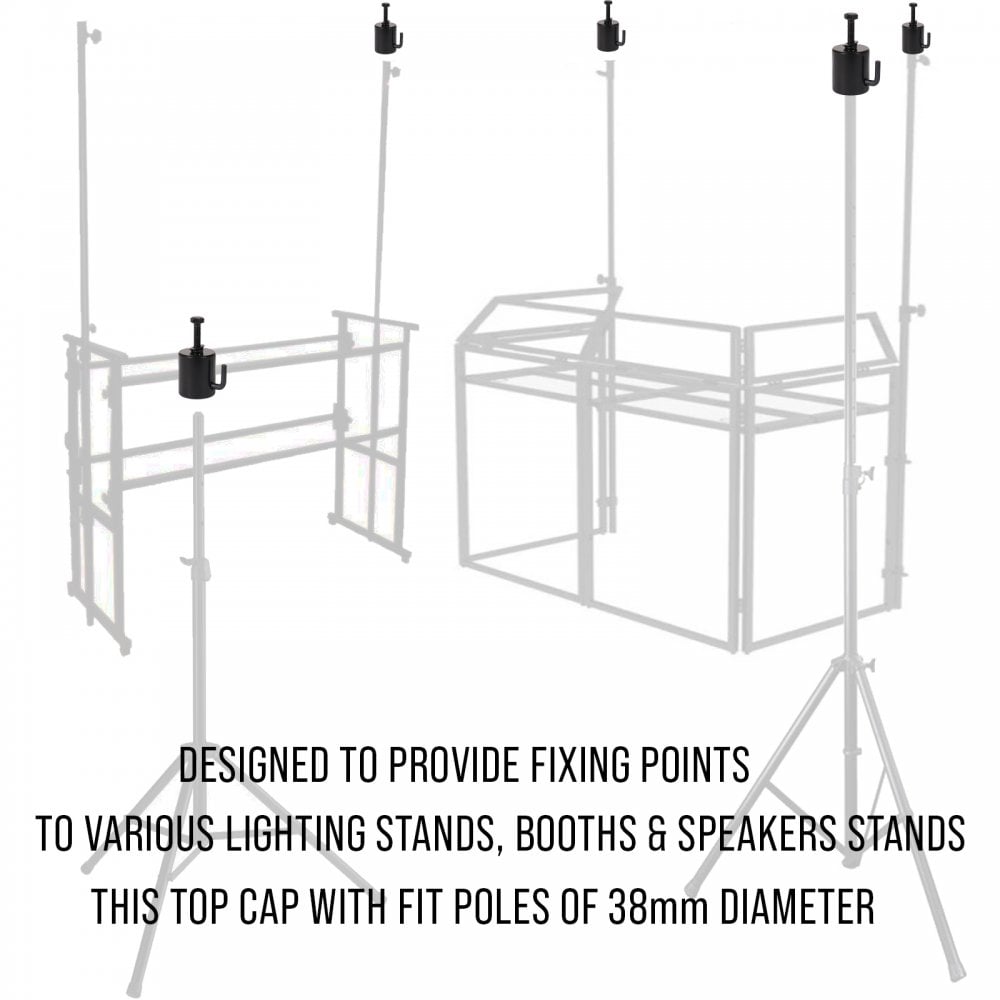 Twin Pack Top Cap 38mm Stand Fitting