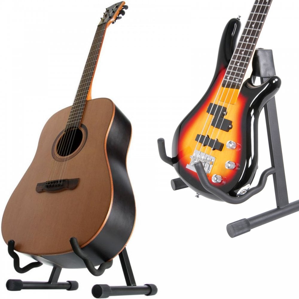 Single Guitar Banjo Ukulele A-Frame Stand