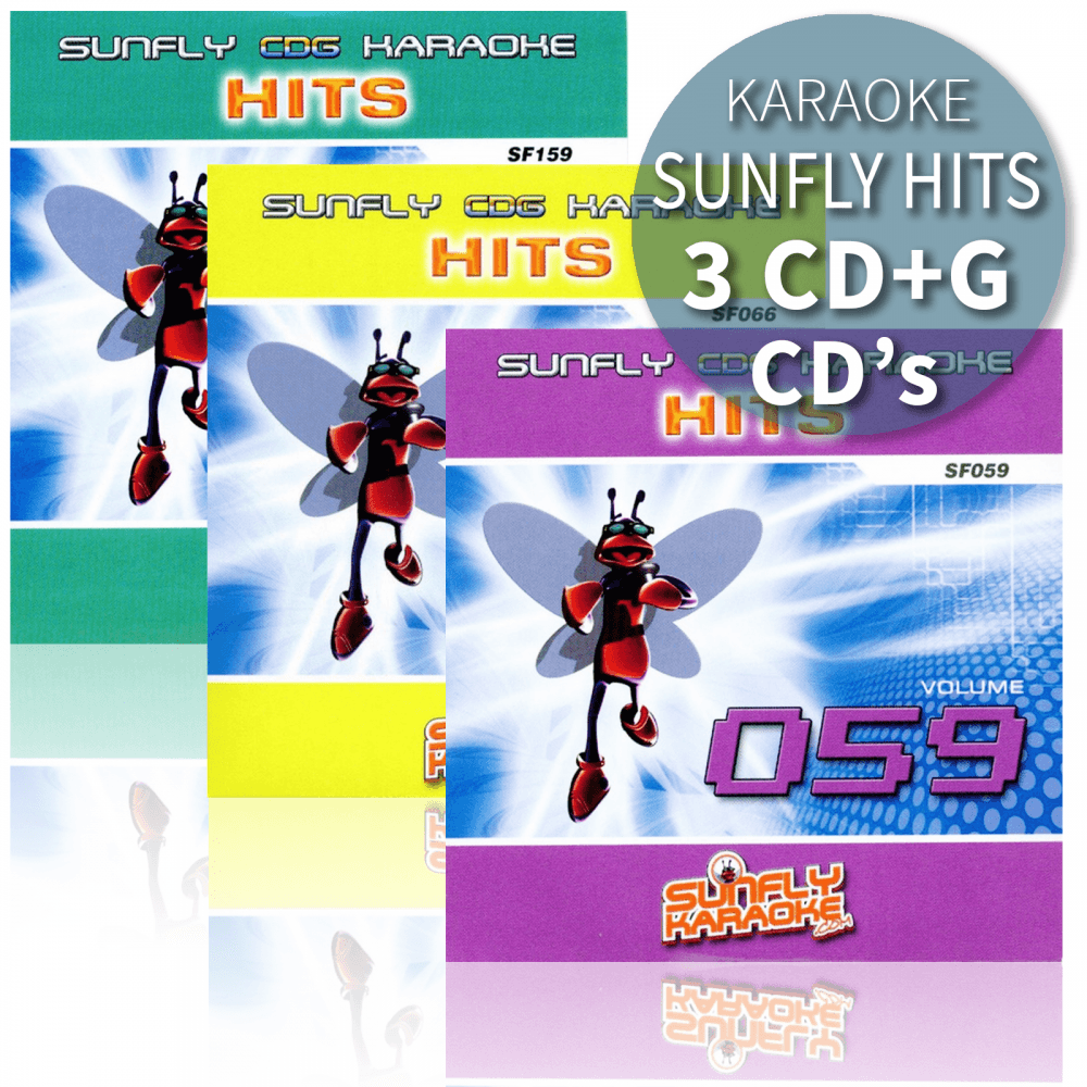 BIG Karaoke Hits of Sunfly Triple CD+G Decades 9