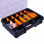 Polyporpylene Parts Box Organiser 14 Compartments, Adjustable Sizes