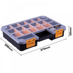 Polyporpylene Parts Box Organiser 14 Compartments, Adjustable Sizes