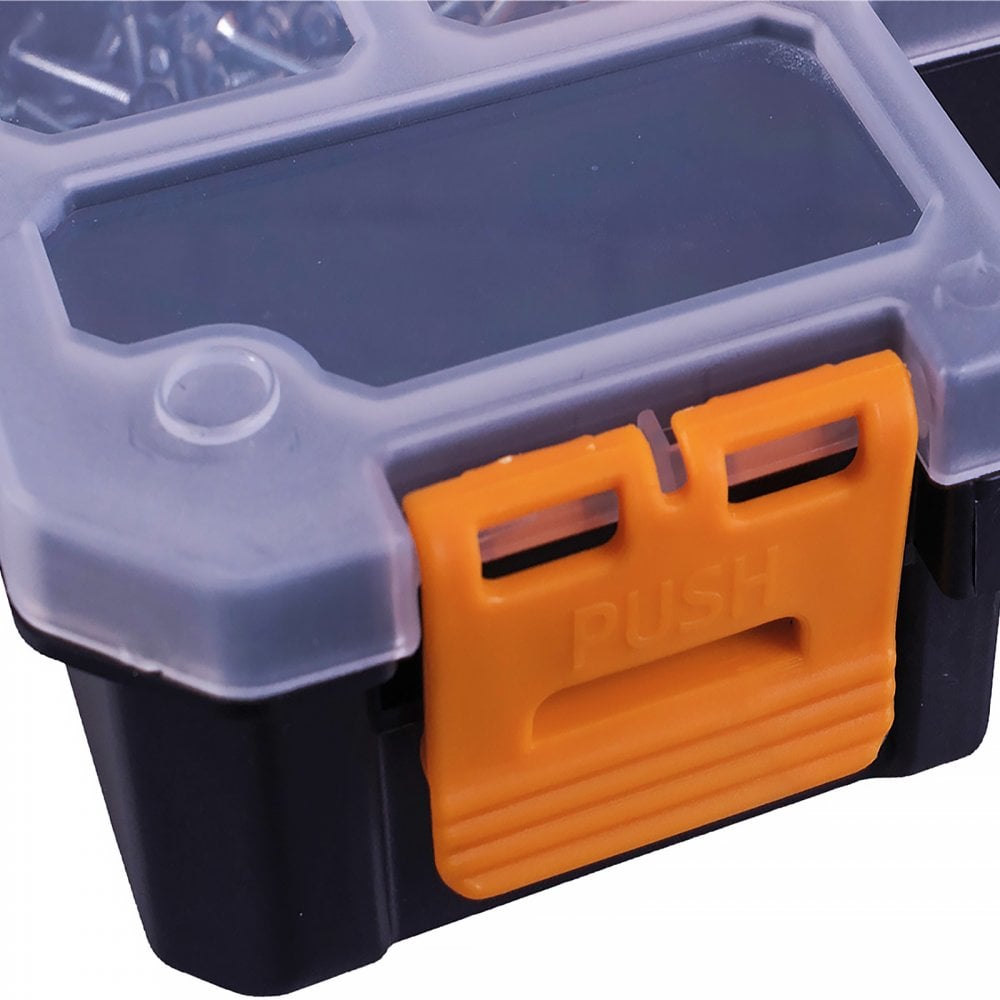 Polyporpylene Parts Box Organiser 14 Compartments, Adjustable Sizes