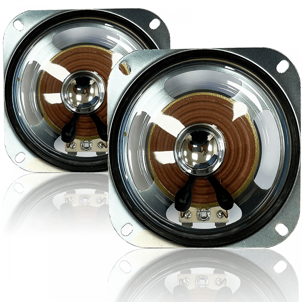 Pair of 4 inch 30W Full Range Mylar Weatherproof Chassis Speakers